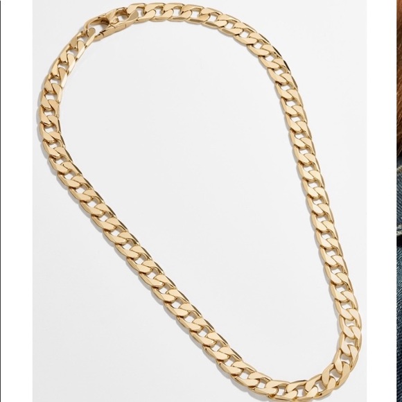 Gold chunky chain necklace - Picture 4 of 4